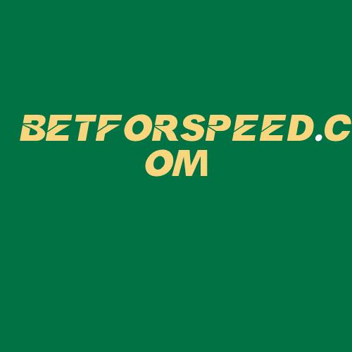 Logo da BETFORSPEED